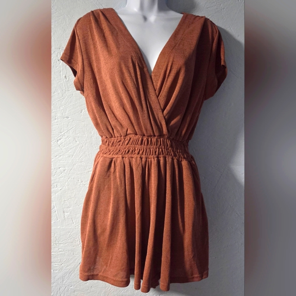 NWT Love Riche Dusty Pink Romper - Size Medium